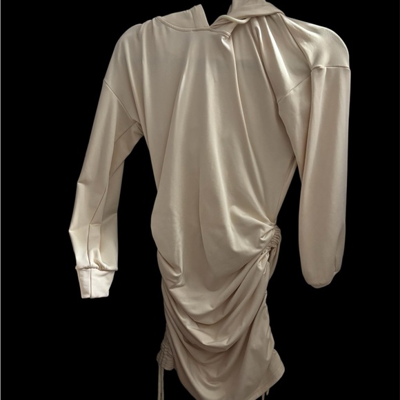 Dresses & Skirts - Elegant Cream Ruched Dress